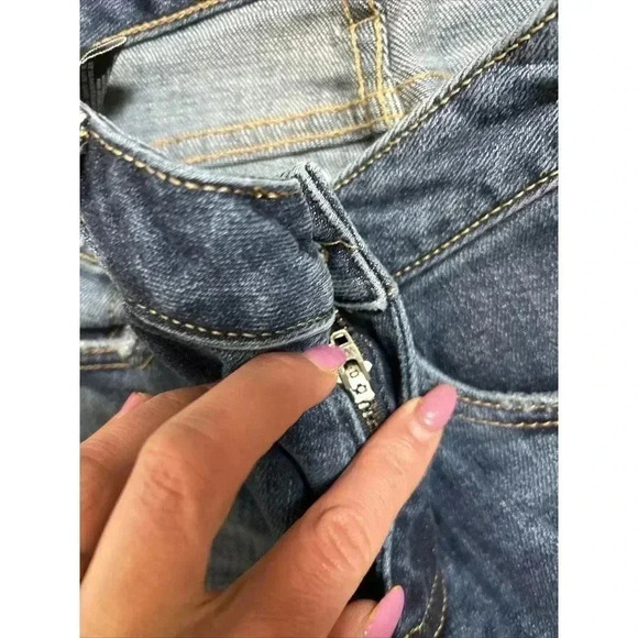 Kut From The Kloth Womens 4 Dark Wash Reese Ankle Straight Leg Denim Blue Jeans - Picture 8 of 8